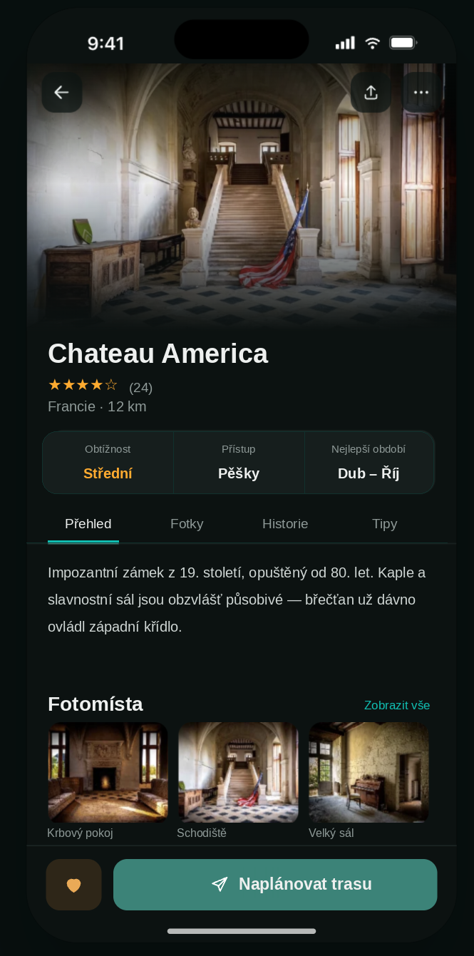 Chateau America in UBX Planner