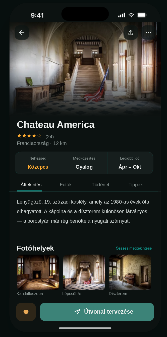 Chateau America in UBX Planner