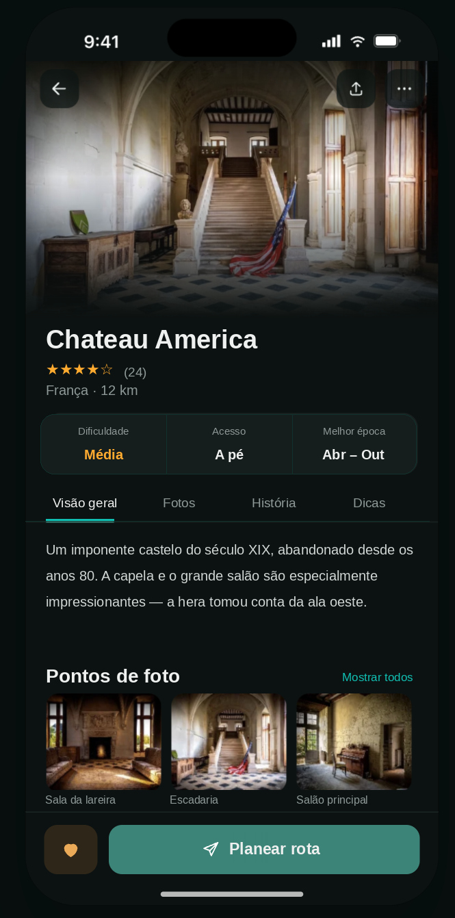 Chateau America in UBX Planner