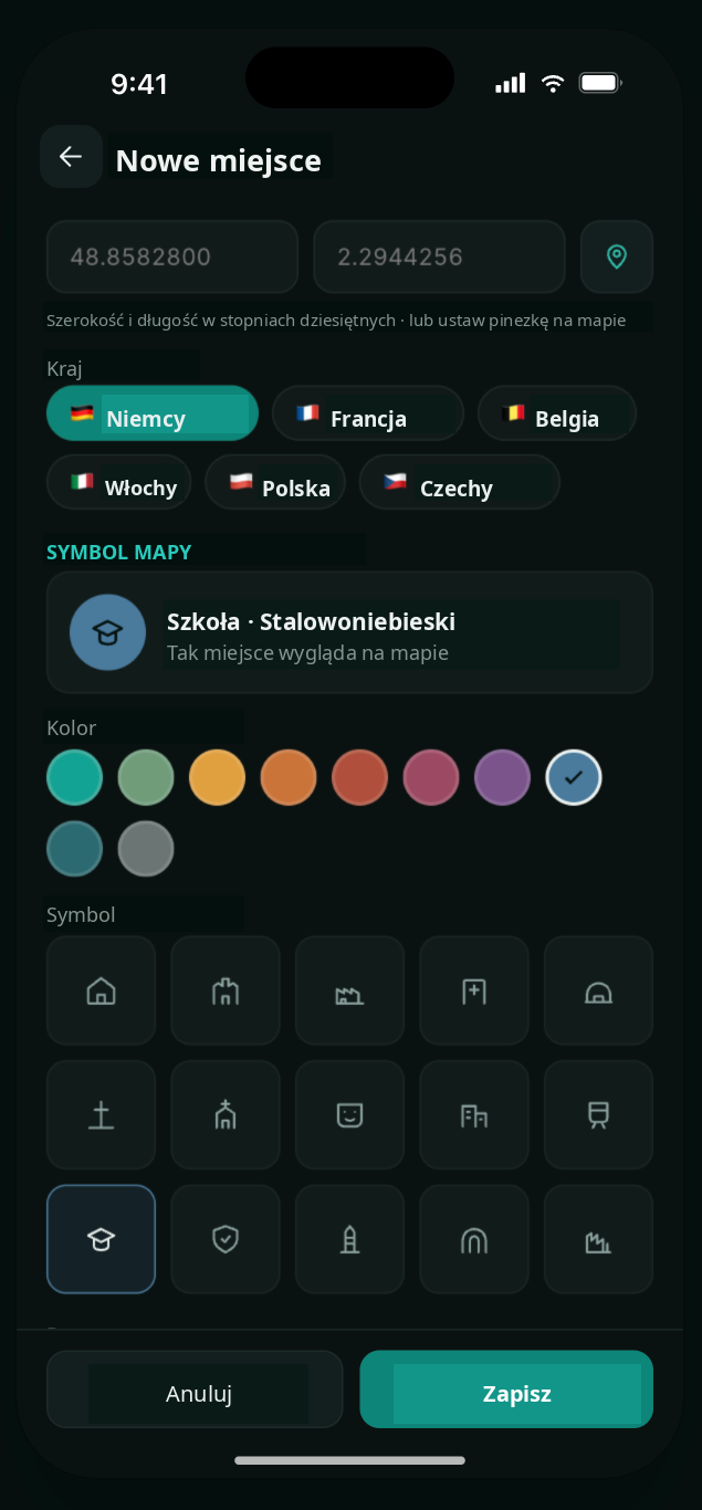 UBX Planner app screenshot