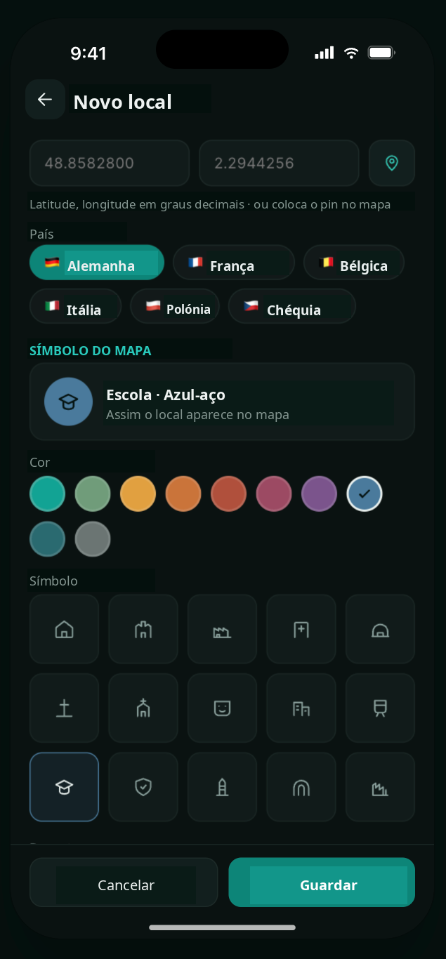 UBX Planner app screenshot