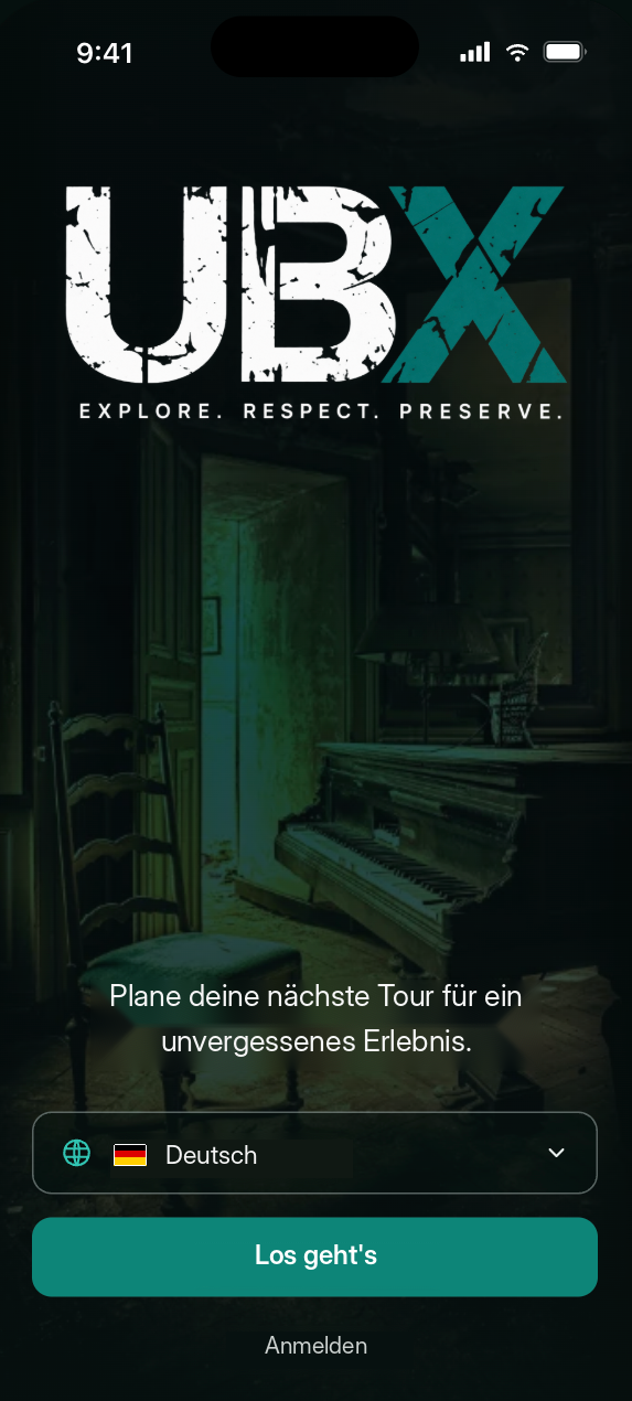 UBX Planner App-Screenshot